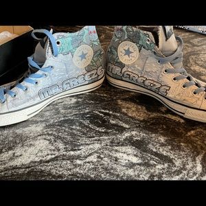 MR FREEZE Batman Villain Chuck Taylor All Star Sneakers 10 mens DC Comics